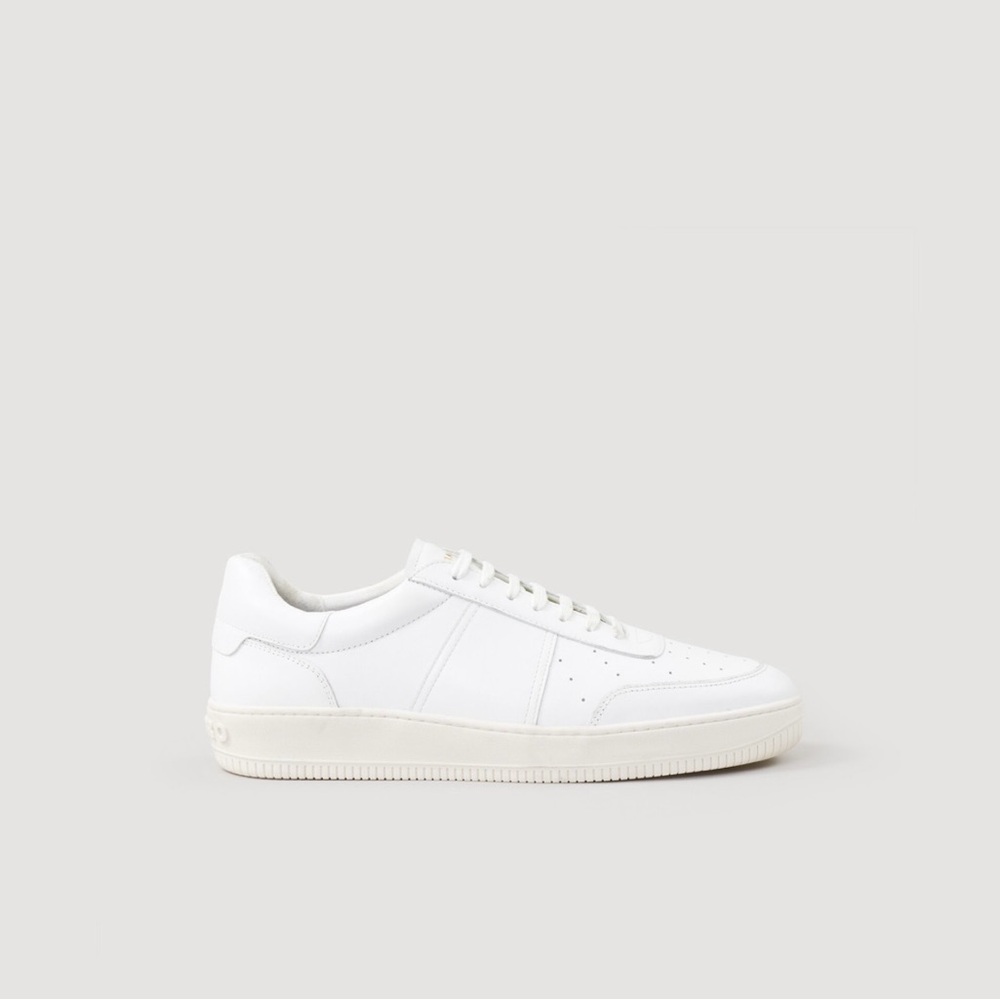 Classic White Leather Sneakers